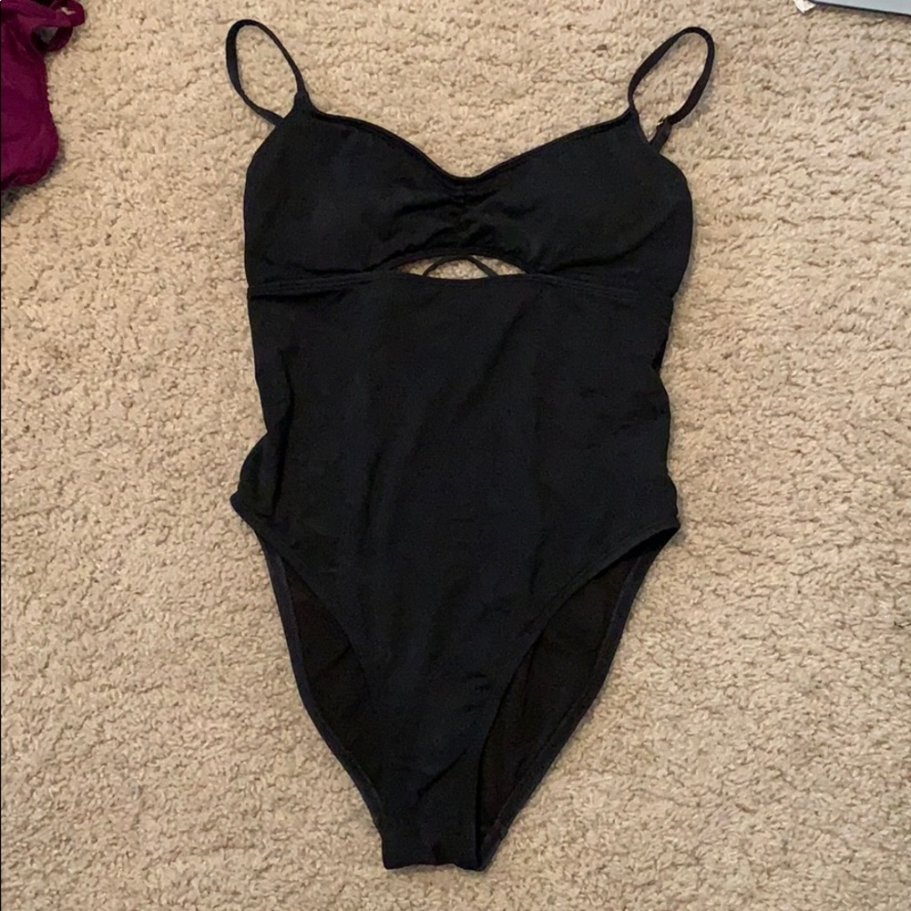 black strappy bikini lab one piece